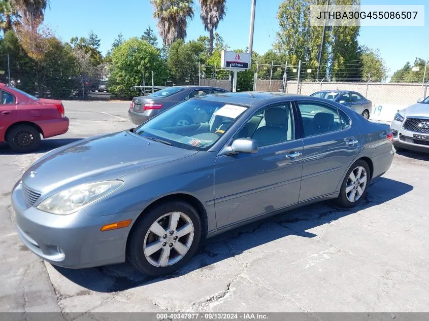 2005 Lexus Es 330 VIN: JTHBA30G455086507 Lot: 40347977