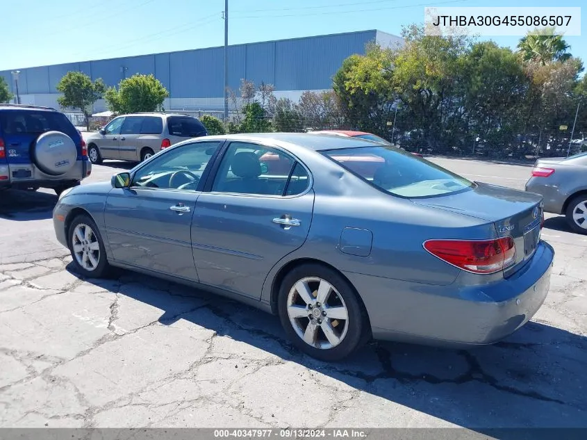 2005 Lexus Es 330 VIN: JTHBA30G455086507 Lot: 40347977