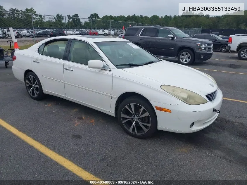 2005 Lexus Es 330 VIN: JTHBA30G355133459 Lot: 40348869