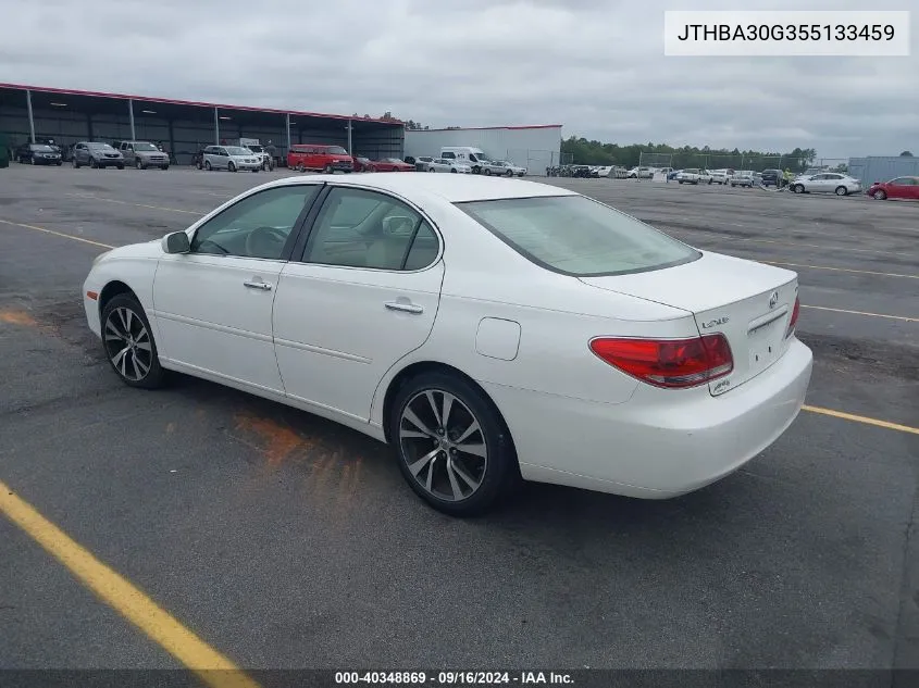 2005 Lexus Es 330 VIN: JTHBA30G355133459 Lot: 40348869