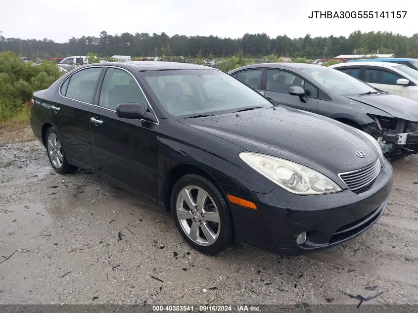 2005 Lexus Es 330 VIN: JTHBA30G555141157 Lot: 40353541