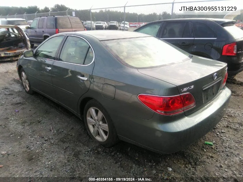 2005 Lexus Es 330 VIN: JTHBA30G955131229 Lot: 40354155