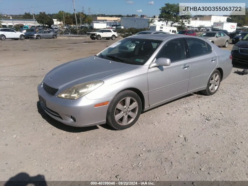 JTHBA30G355063722 2005 Lexus Es 330