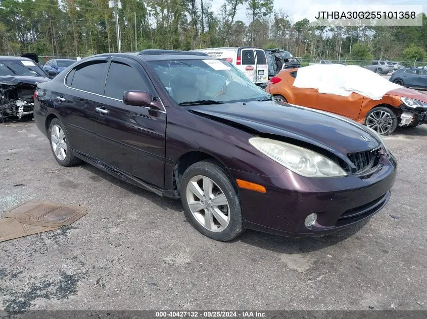 2005 Lexus Es 330 VIN: JTHBA30G255101358 Lot: 40427132