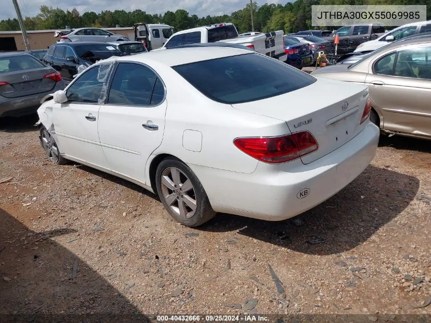 2005 Lexus Es 330 VIN: JTHBA30GX55069985 Lot: 40432666