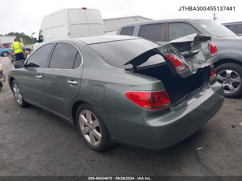 JTHBA30G455137441 2005 Lexus Es 330