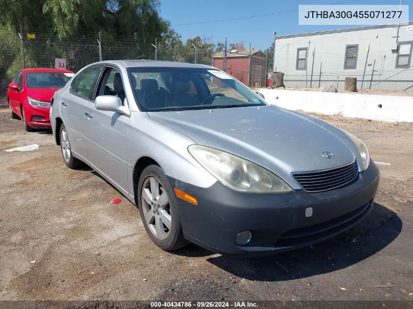 2005 Lexus Es 330 VIN: JTHBA30G455071277 Lot: 40434786