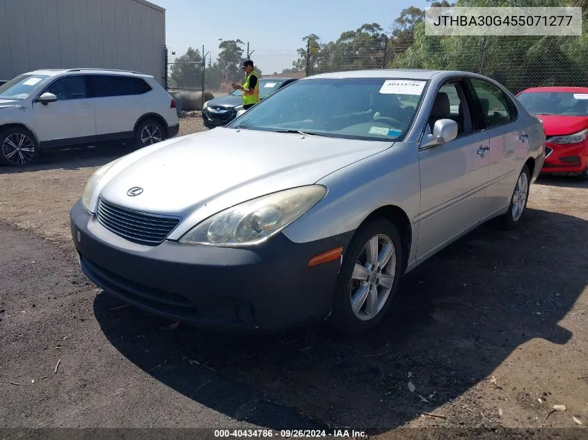 2005 Lexus Es 330 VIN: JTHBA30G455071277 Lot: 40434786