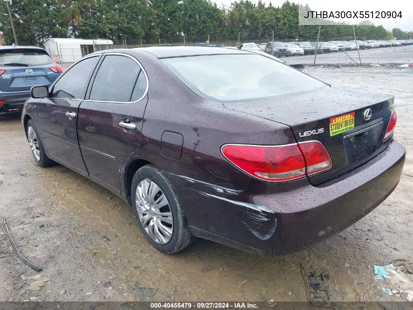 JTHBA30GX55120904 2005 Lexus Es 330