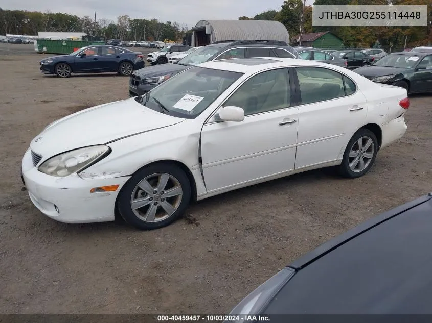 2005 Lexus Es 330 VIN: JTHBA30G255114448 Lot: 40459457