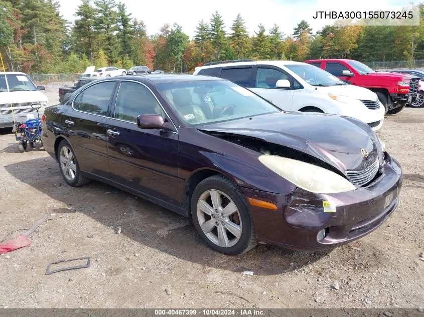 2005 Lexus Es 330 VIN: JTHBA30G155073245 Lot: 40467399