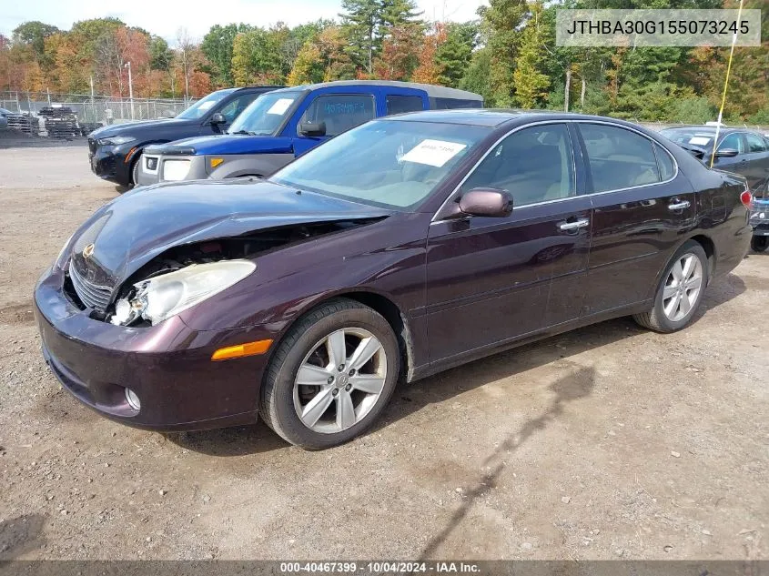 2005 Lexus Es 330 VIN: JTHBA30G155073245 Lot: 40467399