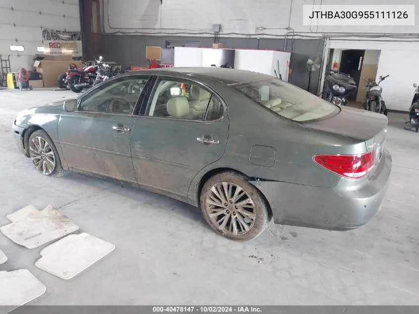 JTHBA30G955111126 2005 Lexus Es 330