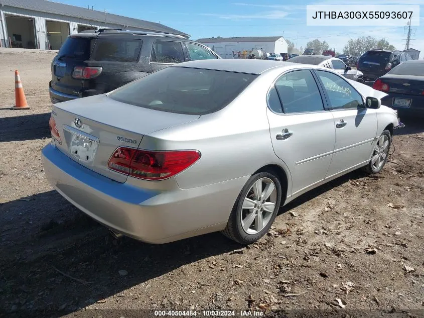 2005 Lexus Es 330 VIN: JTHBA30GX55093607 Lot: 40504484