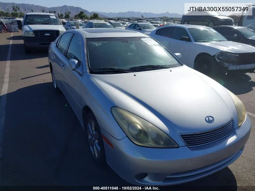 2005 Lexus Es 330 VIN: JTHBA30GX55057349 Lot: 40511048