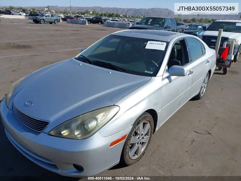 2005 Lexus Es 330 VIN: JTHBA30GX55057349 Lot: 40511048