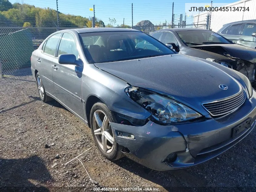 2005 Lexus Es 330 330 VIN: JTHBA30G455134734 Lot: 40529354