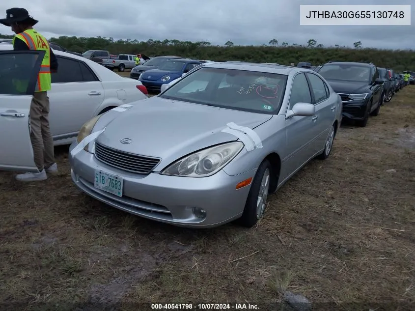 2005 Lexus Es 330 VIN: JTHBA30G655130748 Lot: 40541798