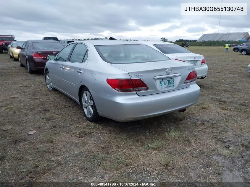 2005 Lexus Es 330 VIN: JTHBA30G655130748 Lot: 40541798