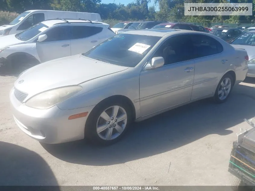 2005 Lexus Es 330 VIN: JTHBA30G255063999 Lot: 40557657