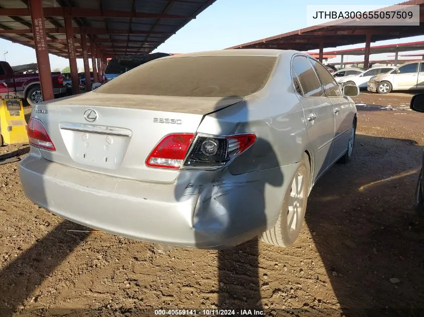 2005 Lexus Es 330 330 VIN: JTHBA30G655057509 Lot: 40559141