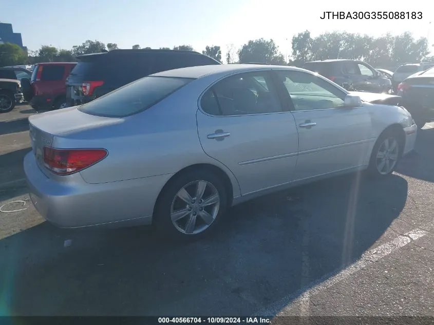 2005 Lexus Es 330 VIN: JTHBA30G355088183 Lot: 40566704