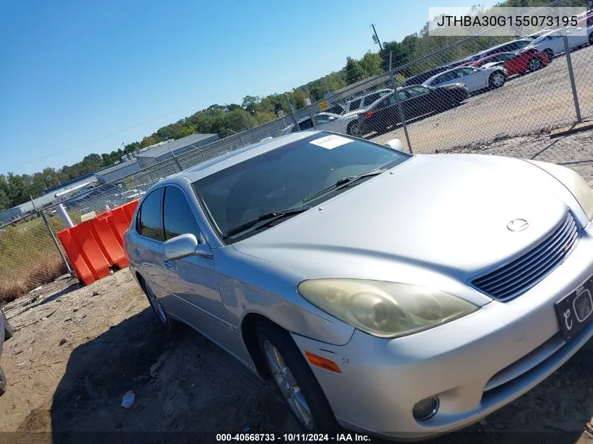 2005 Lexus Es 330 VIN: JTHBA30G155073195 Lot: 40568733