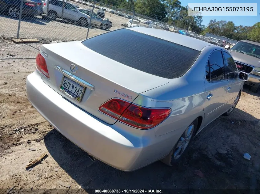 2005 Lexus Es 330 VIN: JTHBA30G155073195 Lot: 40568733