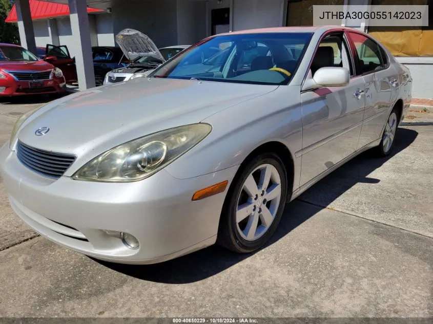 2005 Lexus Es 330 VIN: JTHBA30G055142023 Lot: 40650229