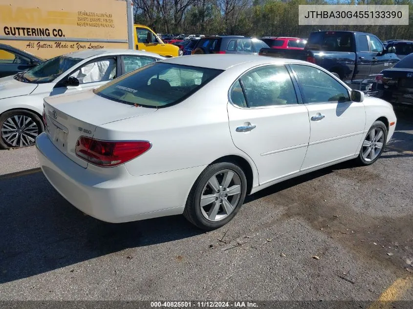 2005 Lexus Es 330 VIN: JTHBA30G455133390 Lot: 40825501