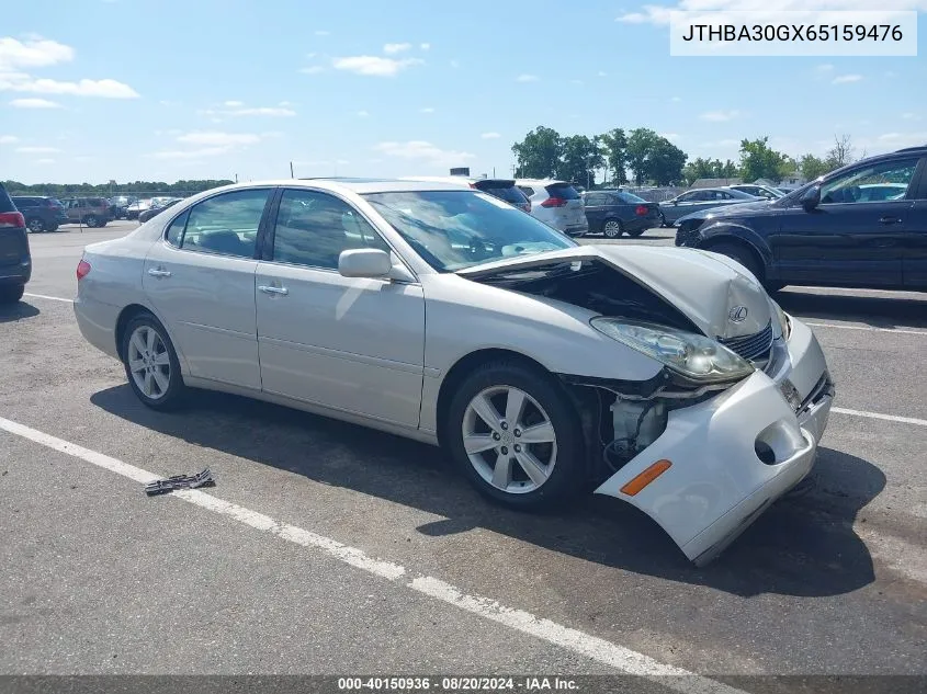 2006 Lexus Es 330 VIN: JTHBA30GX65159476 Lot: 40150936