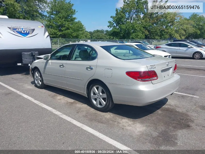 2006 Lexus Es 330 VIN: JTHBA30GX65159476 Lot: 40150936