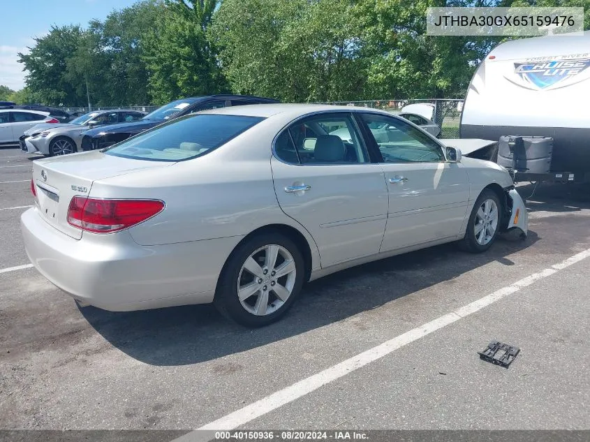 2006 Lexus Es 330 VIN: JTHBA30GX65159476 Lot: 40150936