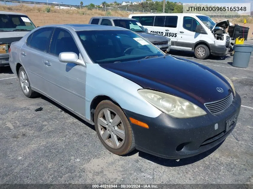 2006 Lexus Es 330 VIN: JTHBA30G965165348 Lot: 40218944