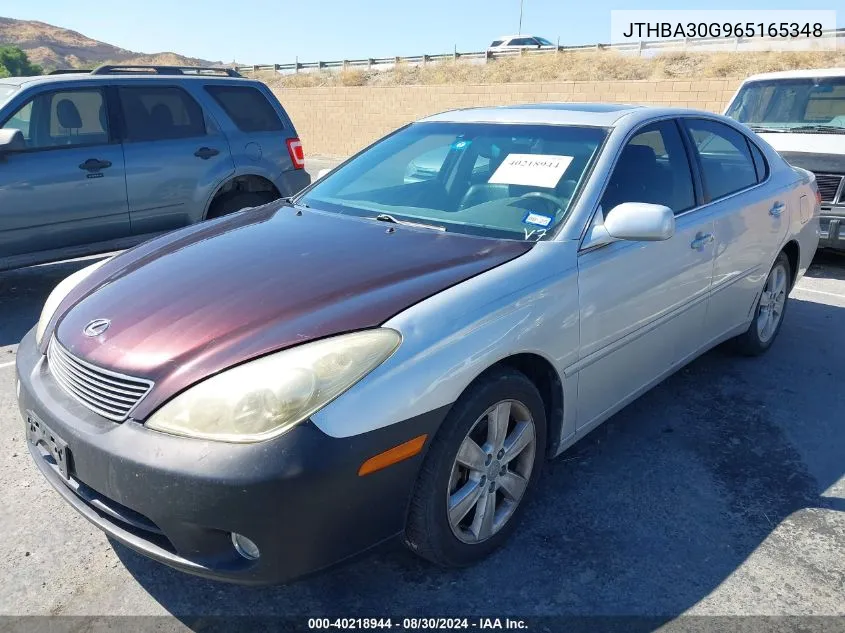 2006 Lexus Es 330 VIN: JTHBA30G965165348 Lot: 40218944