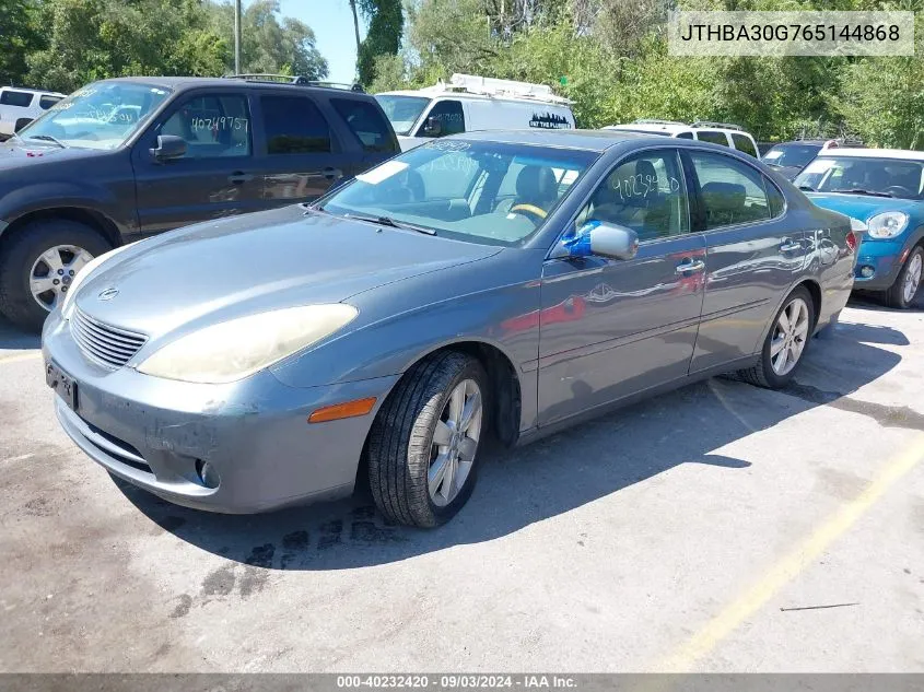 2006 Lexus Es 330 VIN: JTHBA30G765144868 Lot: 40232420