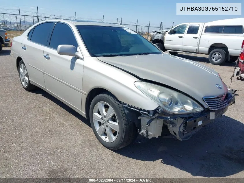 2006 Lexus Es 330 VIN: JTHBA30G765162710 Lot: 40282984