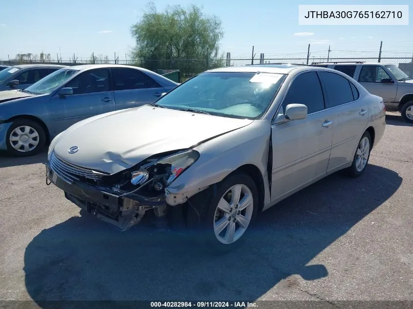 2006 Lexus Es 330 VIN: JTHBA30G765162710 Lot: 40282984