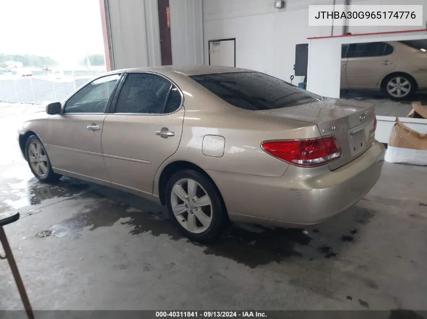 JTHBA30G965174776 2006 Lexus Es 330