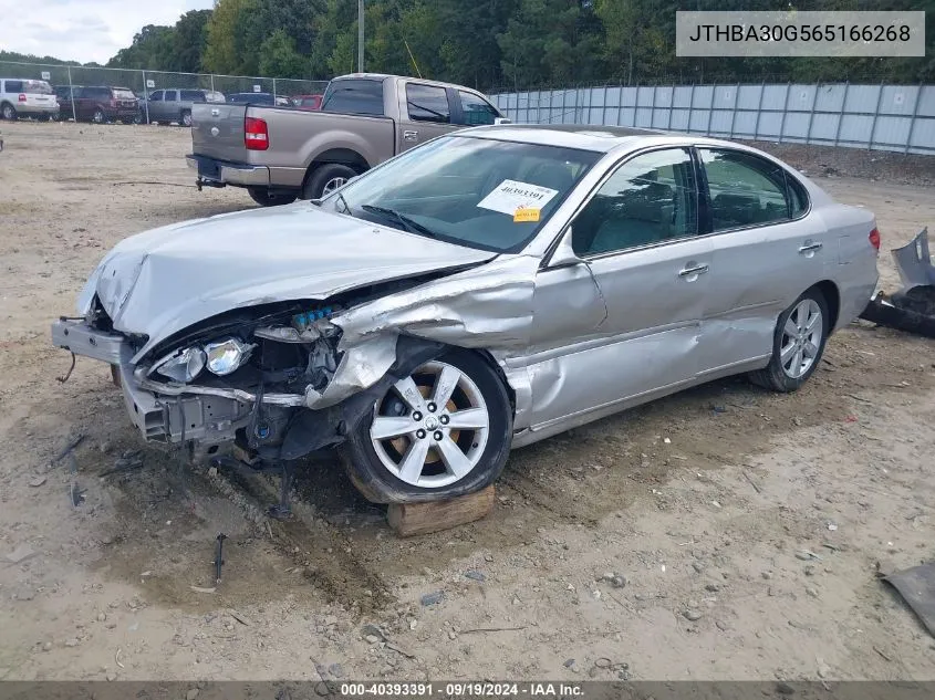 2006 Lexus Es 330 VIN: JTHBA30G565166268 Lot: 40393391