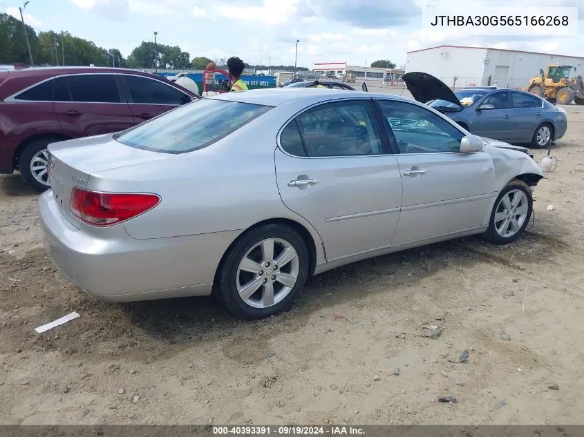 2006 Lexus Es 330 VIN: JTHBA30G565166268 Lot: 40393391