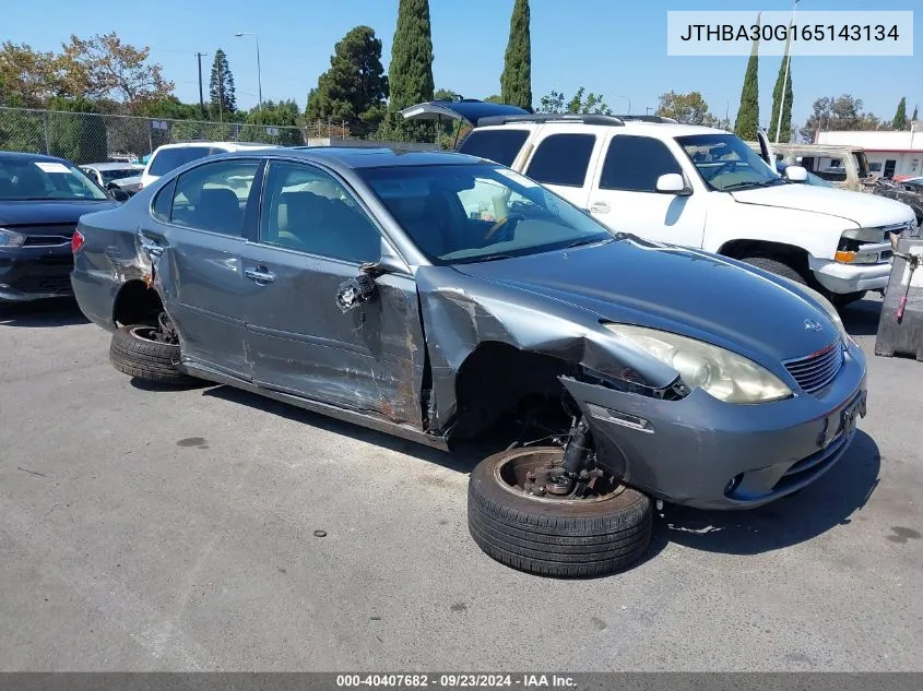 2006 Lexus Es 330 VIN: JTHBA30G165143134 Lot: 40407682