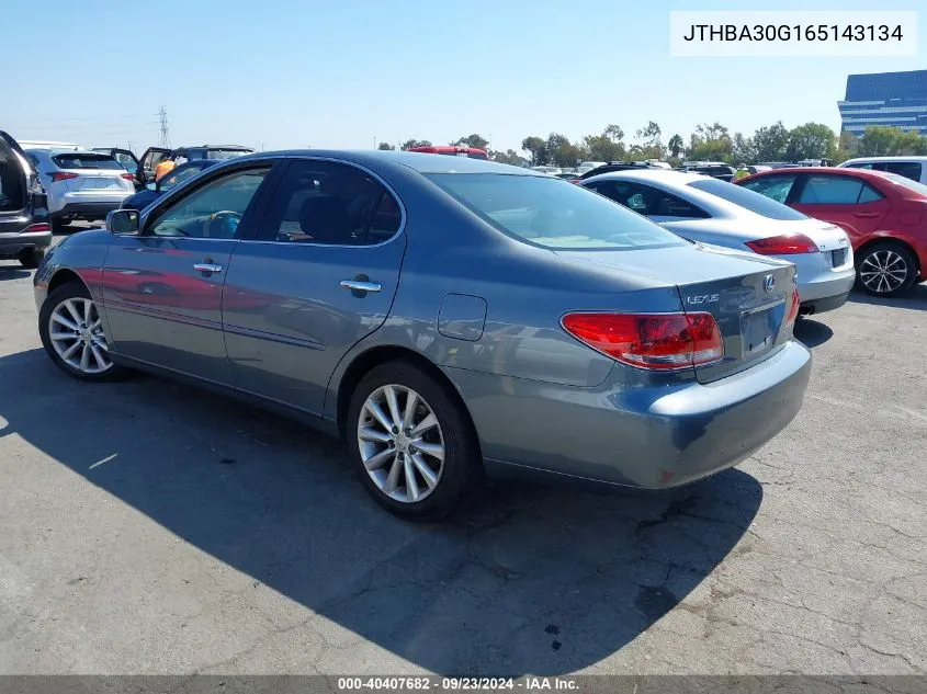 2006 Lexus Es 330 VIN: JTHBA30G165143134 Lot: 40407682