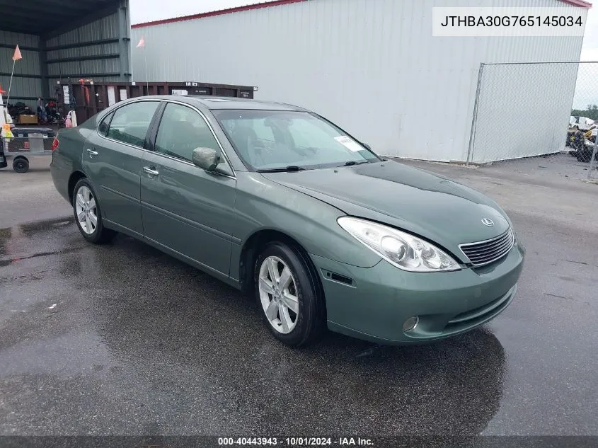 JTHBA30G765145034 2006 Lexus Es 330