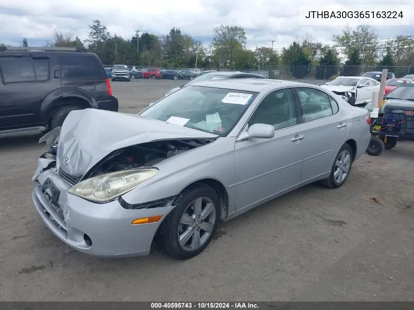 2006 Lexus Es 330 VIN: JTHBA30G365163224 Lot: 40595743