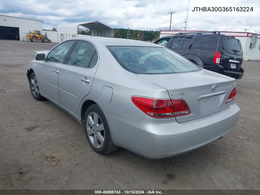 2006 Lexus Es 330 VIN: JTHBA30G365163224 Lot: 40595743