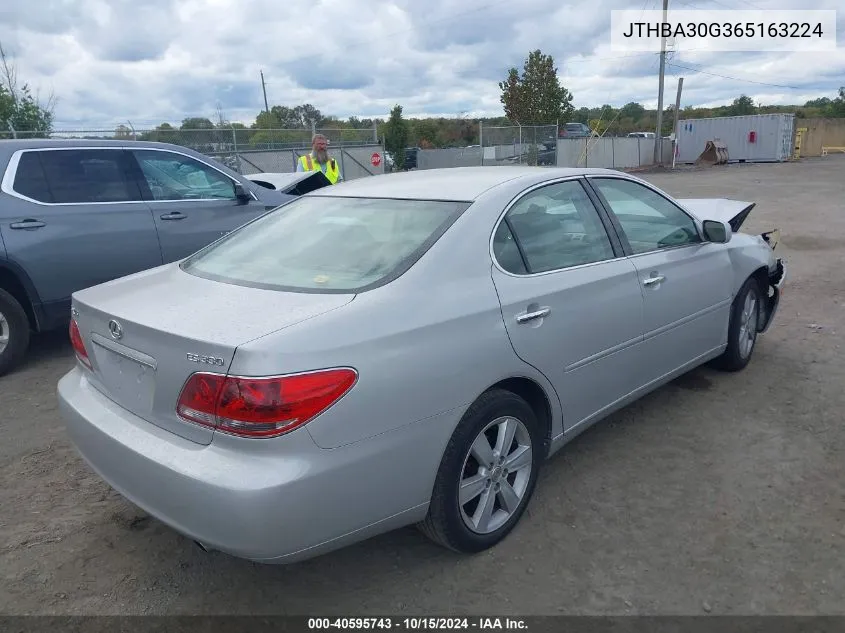 2006 Lexus Es 330 VIN: JTHBA30G365163224 Lot: 40595743