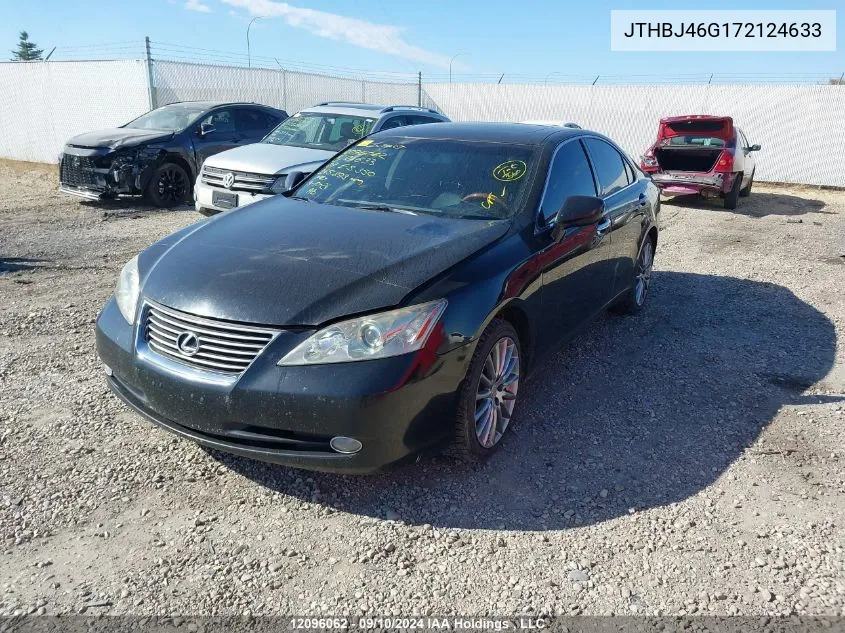 2007 Lexus Es 350 350 VIN: JTHBJ46G172124633 Lot: 12096062