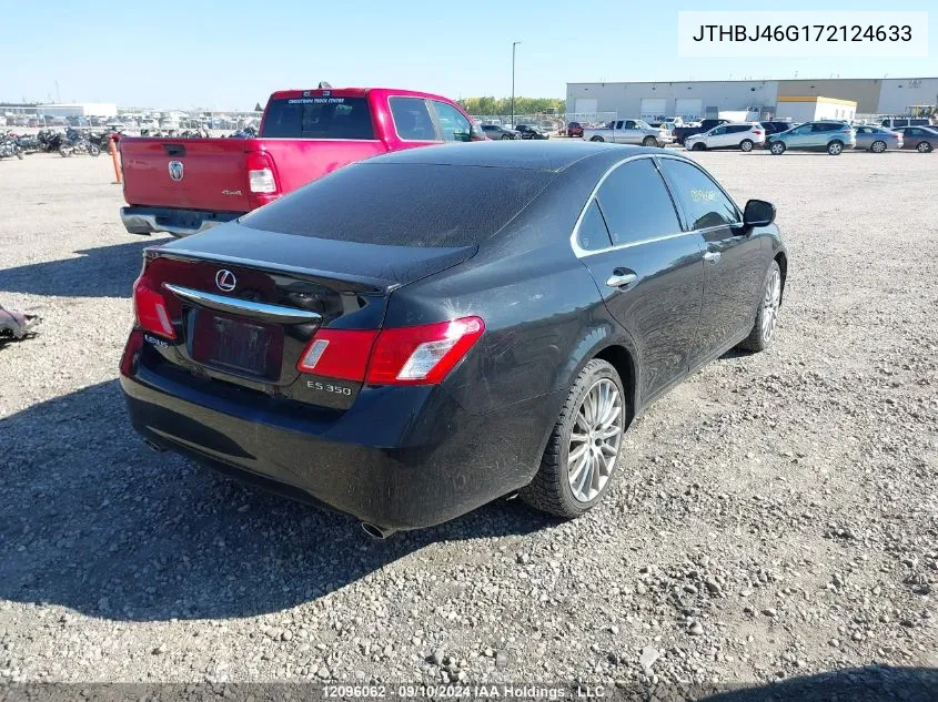 2007 Lexus Es 350 350 VIN: JTHBJ46G172124633 Lot: 12096062