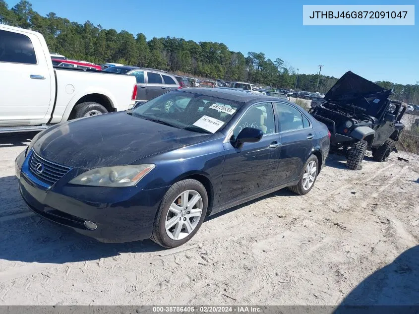 2007 Lexus Es 350 VIN: JTHBJ46G872091047 Lot: 38786405